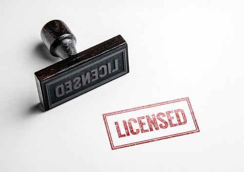 Licensed Stamp