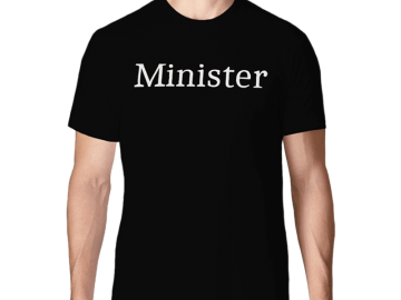 Graphic Minister Shirt