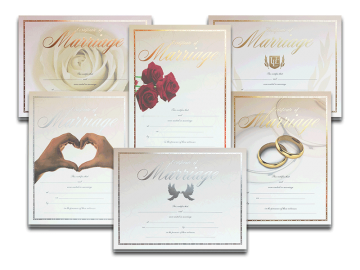 Premium Wedding Certificate