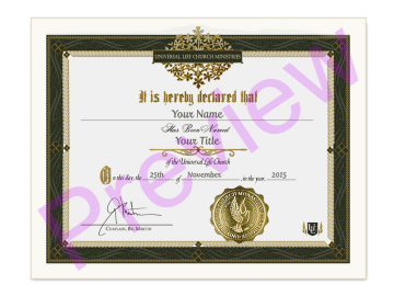 Religious Title Honorary Degree