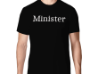 Graphic Minister Shirt black