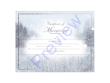 Themed Marriage Certificate