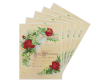 Vintage Rose Marriage Certificate 5 Certificates - $10.99