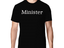 Graphic Minister Shirt
