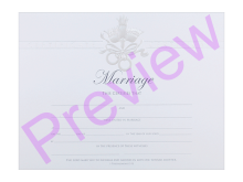 Pearly Dove Marriage Certificate