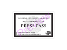 Press Placard for Vehicles